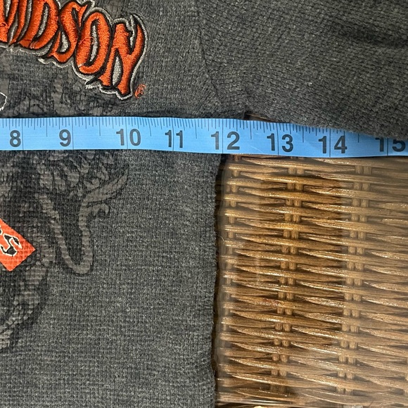 Vintage Harley Davidson Waffle Toddler Long Sleeve Shirt - Picture 4 of 6